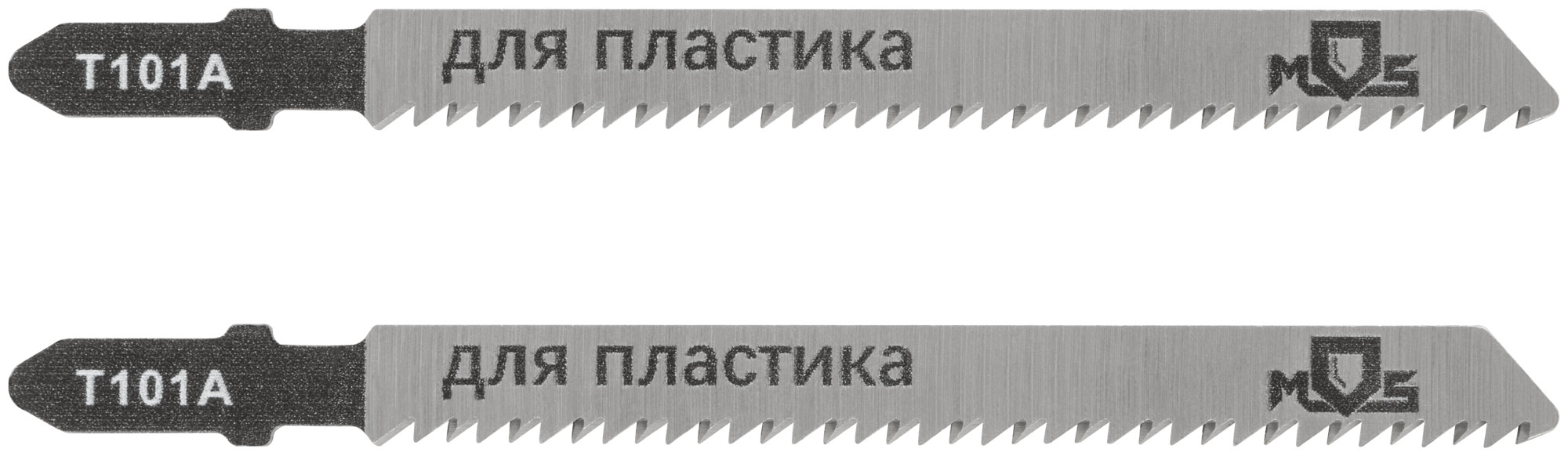 Полотна для эл. лобзика, Т101A, по дереву, HCS, 100 мм, 2 шт.