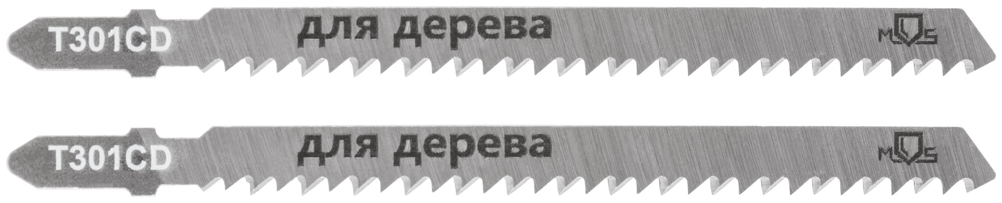 Полотна для эл. лобзика, T301CD, по дереву, HCS, 116 мм,  2 шт.