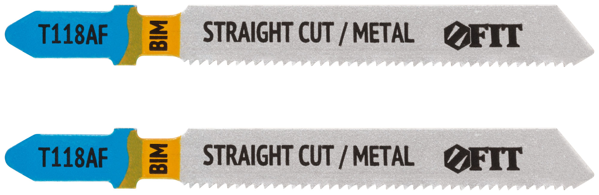 Полотна по металлу, Bimetal, фрезерованные, волнистые зубья, 76/51/1,2 мм (T118AF), 2 шт.