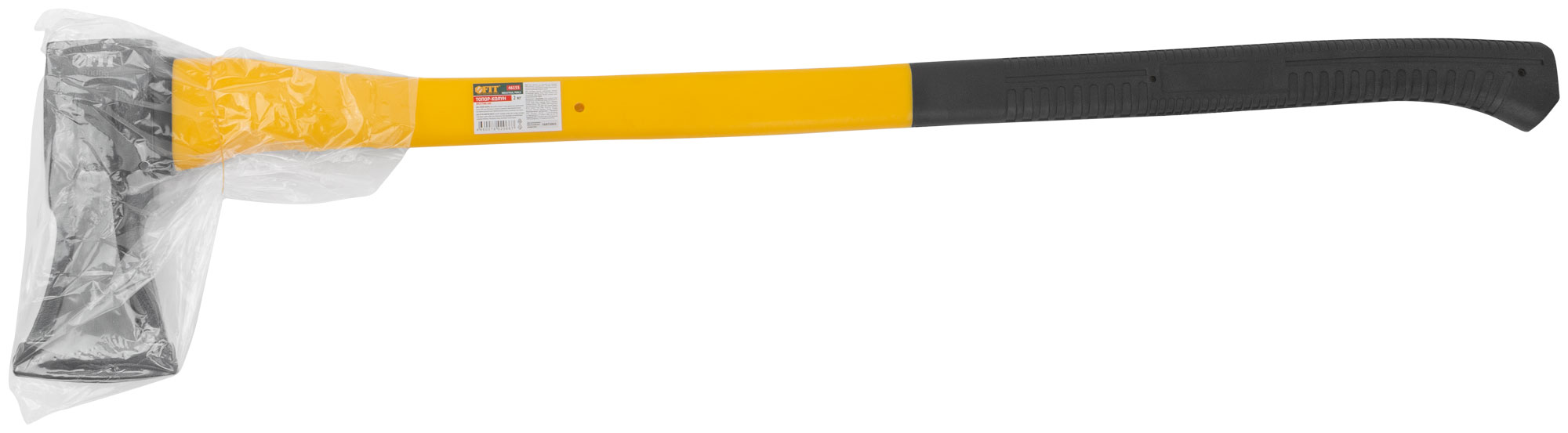 Топор-колун "ушастый" кованый, фиберглассовая длинная ручка 900 мм, 2000 гр.