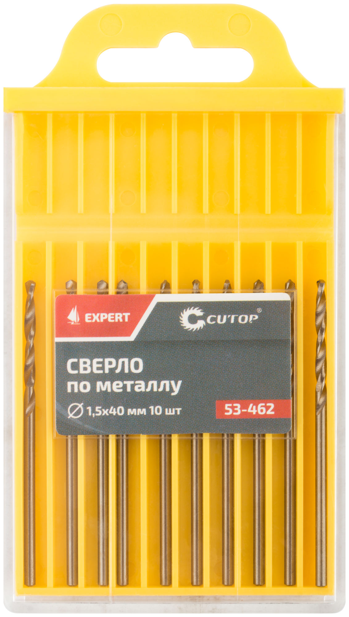 Сверло по металлу Cutop EXPERT, 1,5х40 мм (10 шт)