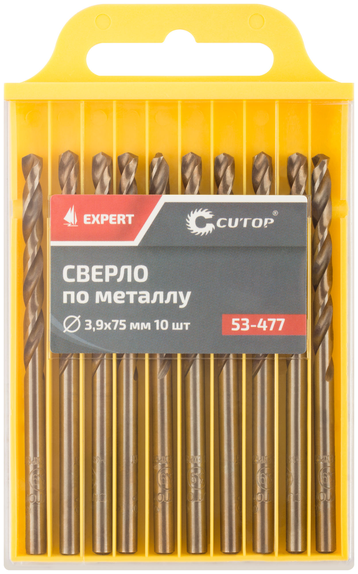 Сверло по металлу Cutop EXPERT, 3,9х75 мм (10 шт)