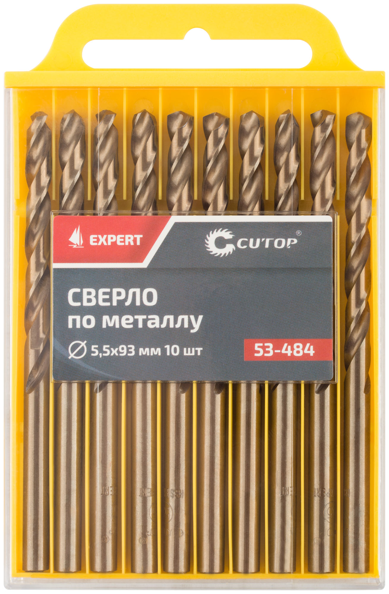 Сверло по металлу Cutop EXPERT, 5,5х93 мм (10 шт)