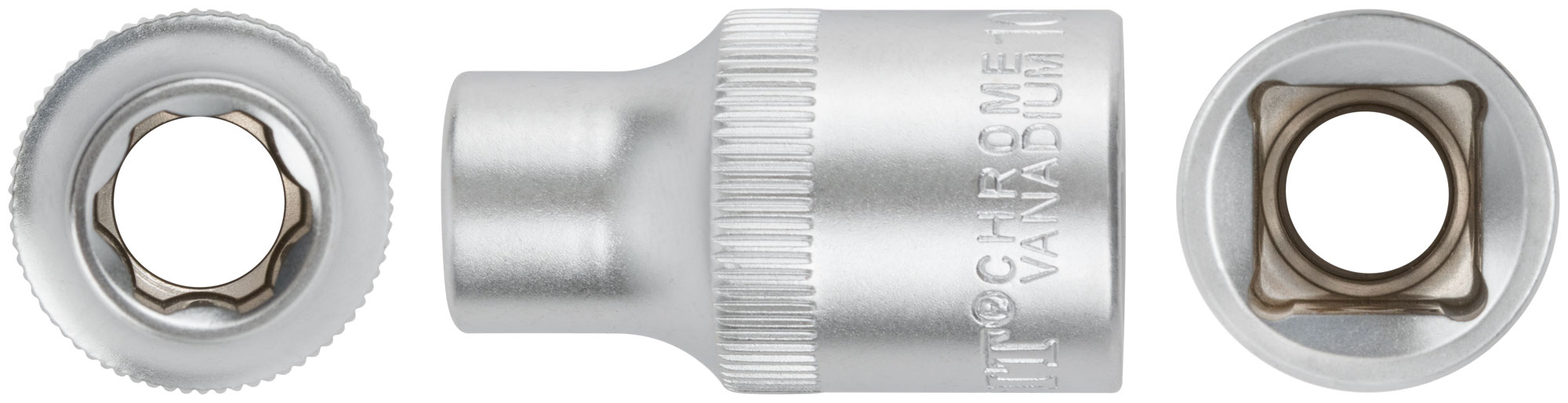 Головка 6-гранная CrV  1/2"  10 мм