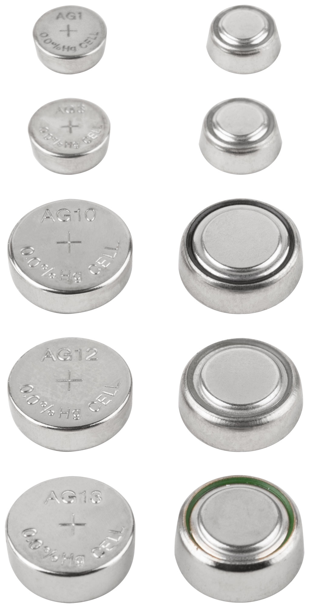 Батарейка щелочная, тип AG1*2 шт, AG3*2 шт, AG10*2 шт, AG12*2 шт, AG13*4 шт